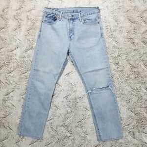 Levis Jeans Womens 32×26 Blue 510 Slim Straight Light Wash Denim